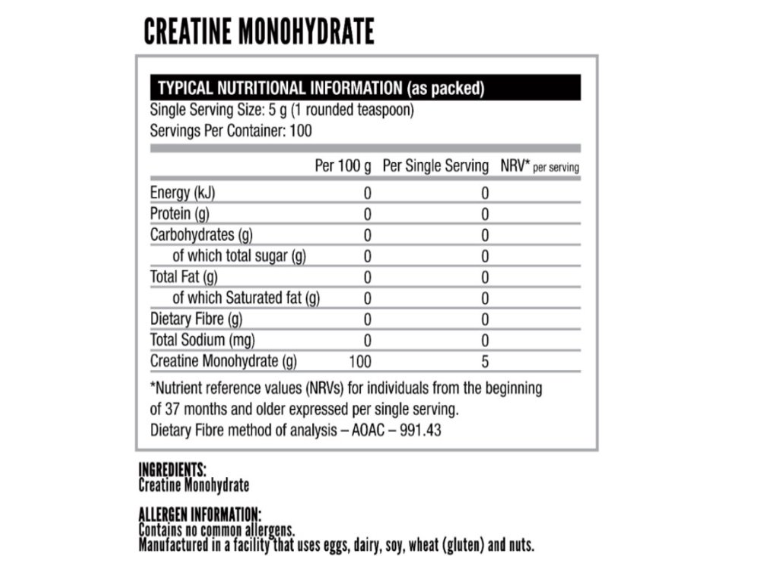 Creatine Monohydrate 500g