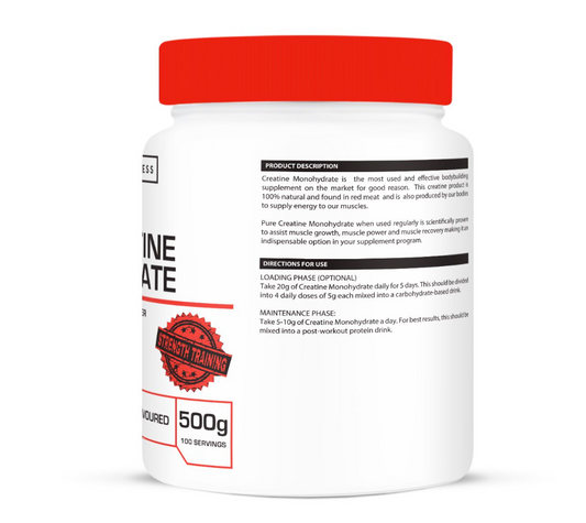 My Wellness Pure Creatine Monohydrate 500g Unflavoured