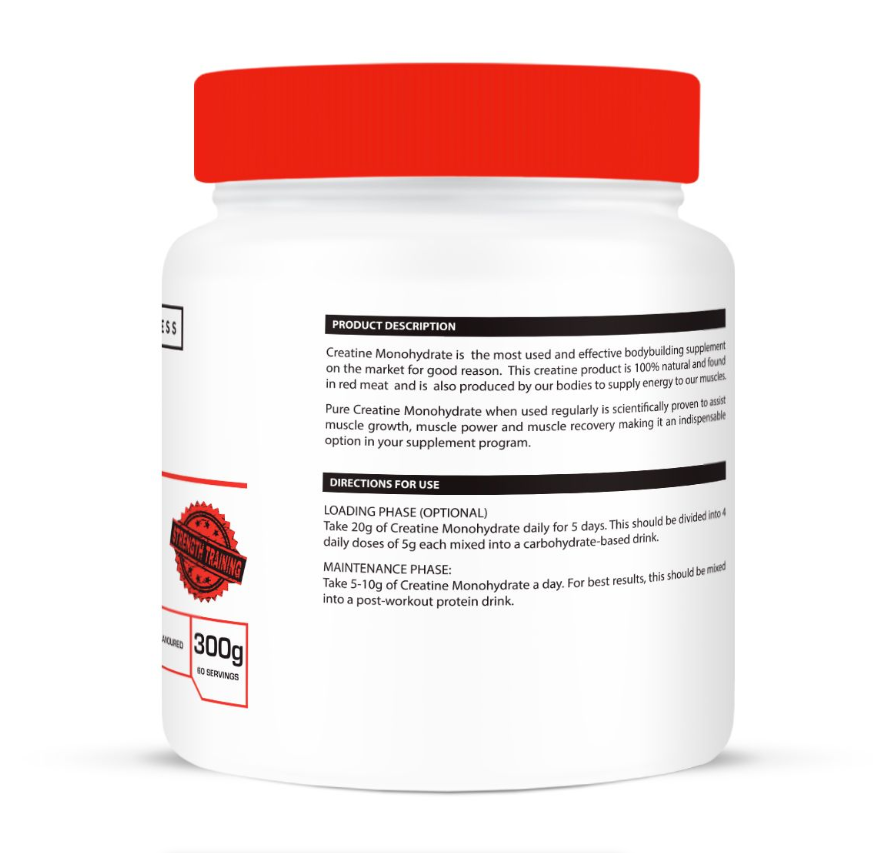 My Wellness Pure Creatine Monohydrate 300g Unflavoured