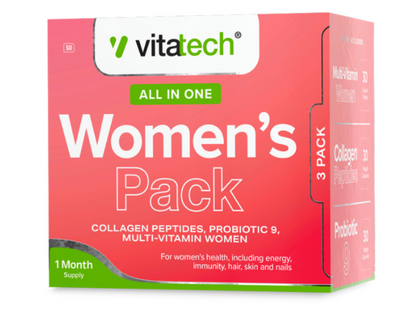 Vitatech Women's Pack 90 Tablets (3 in 1)  (90 Tablets)