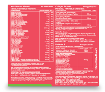 Vitatech Women's Pack 90 Tablets (3 in 1)  (90 Tablets)