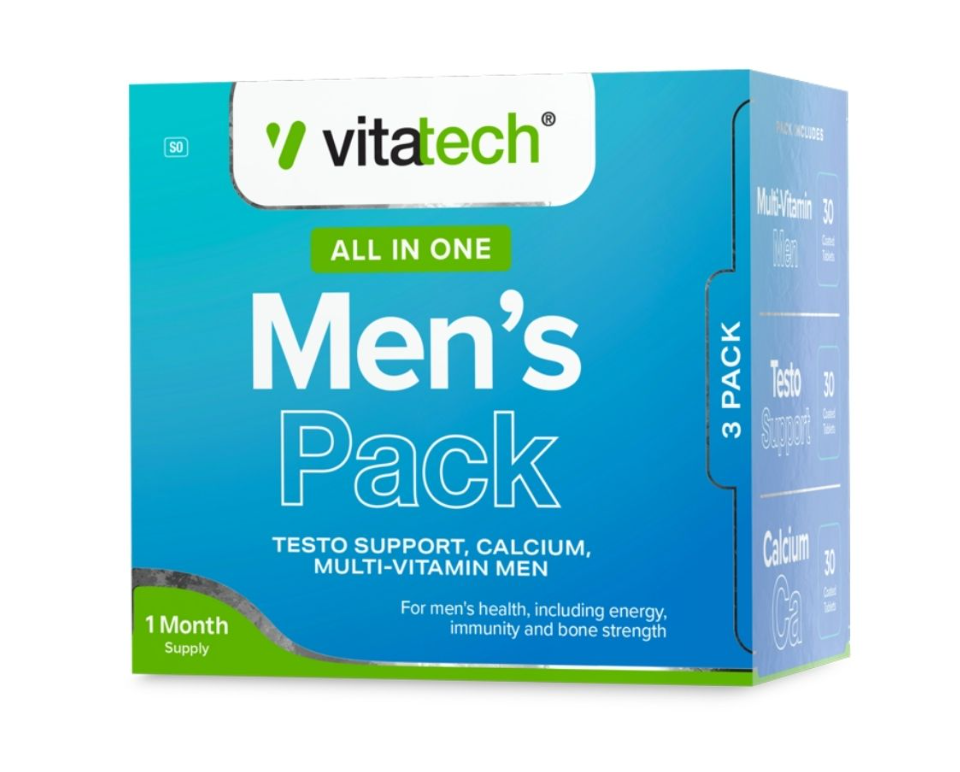 Vitatech 3 in 1 Men's Pack 90 Tablets